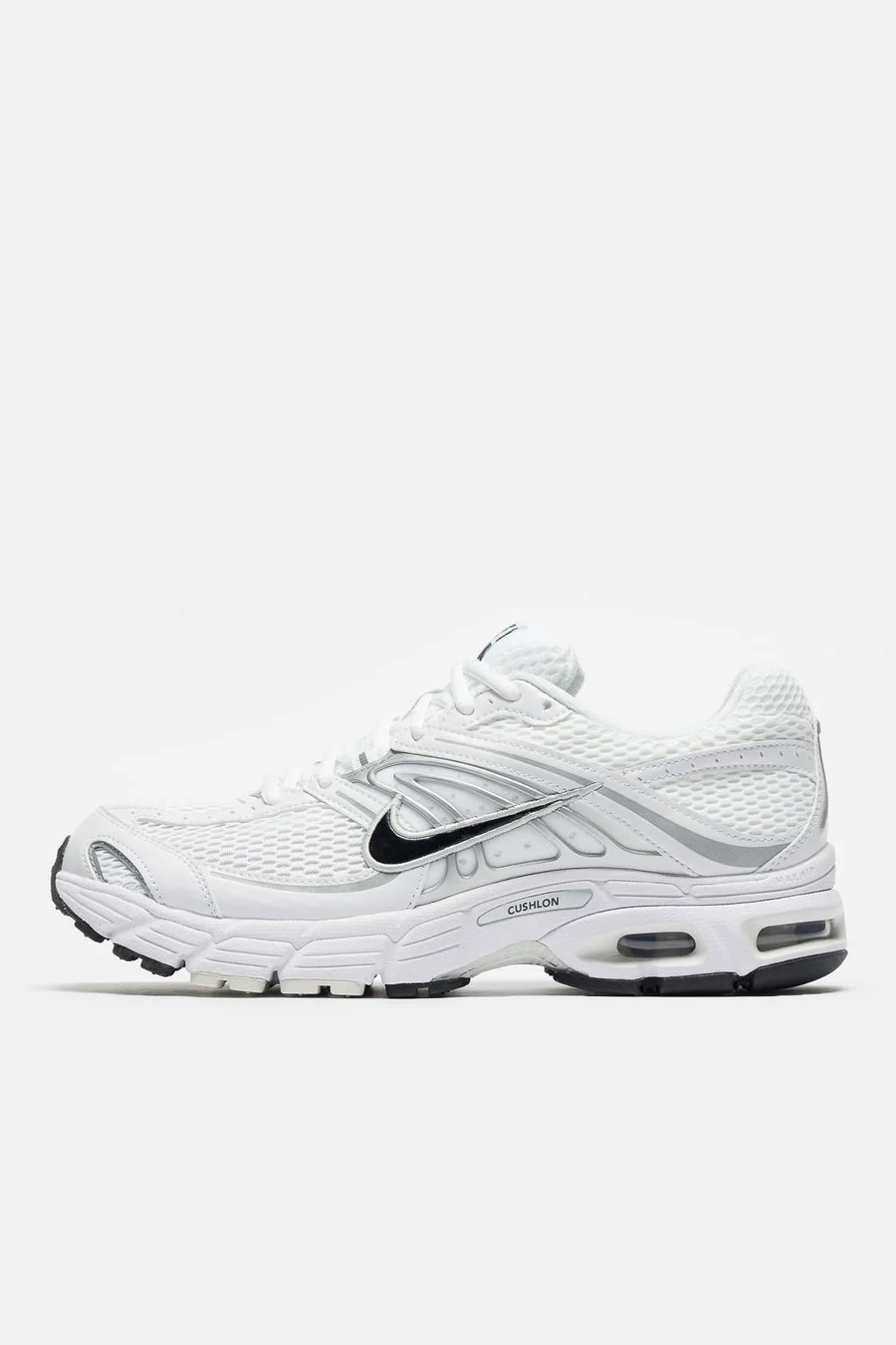 Air Max Moto 2K Sneaker in White/Black/Metallic Silver/Photon Dust - 1