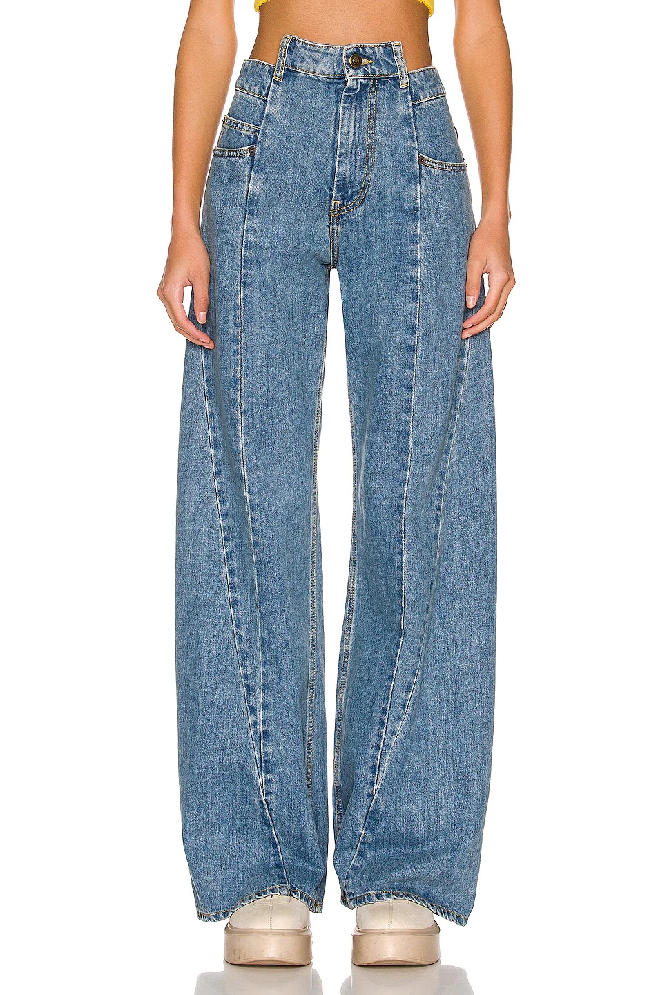 5 Pocket Wide Leg Jean - 1