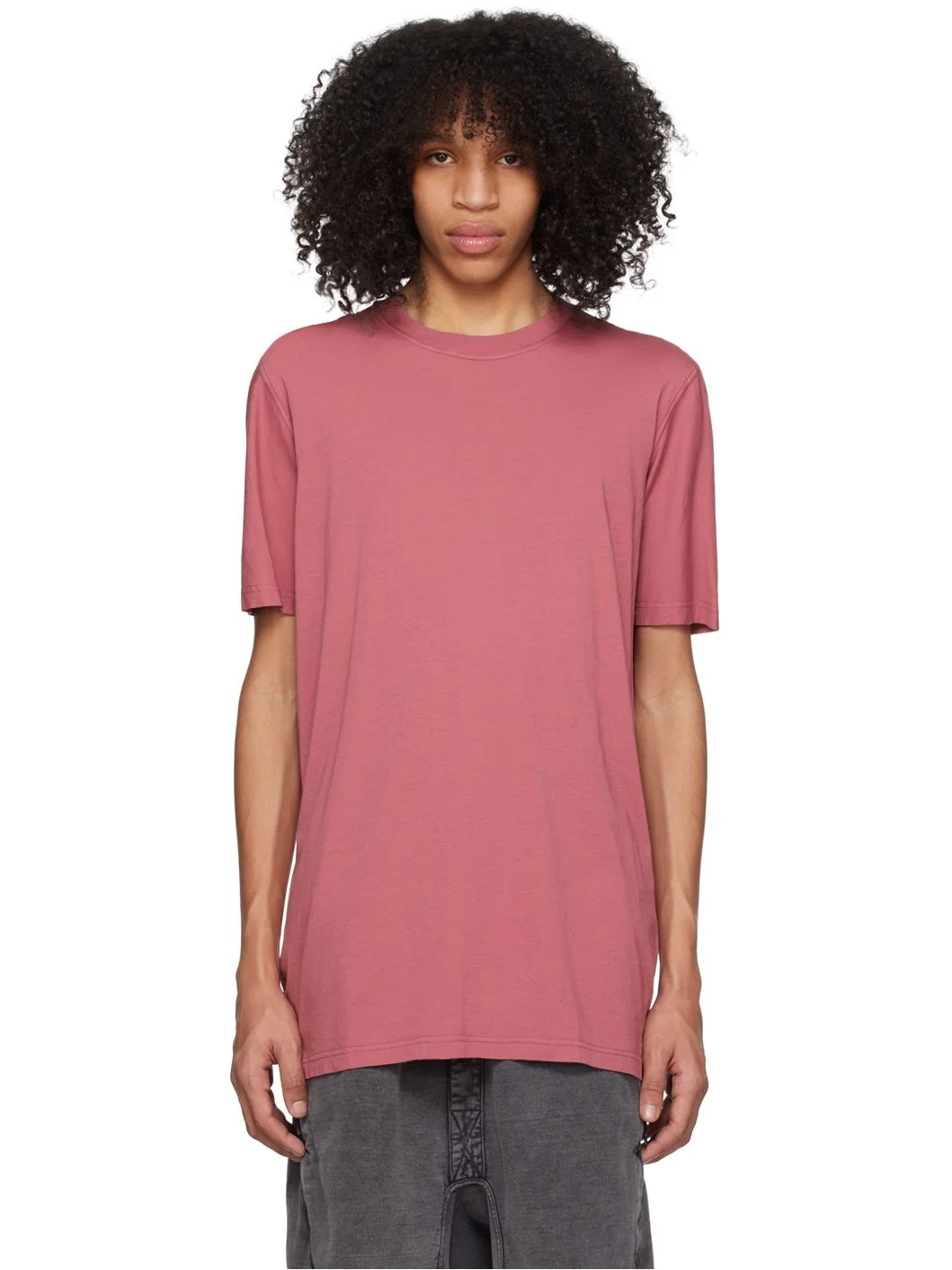 Pink Garment-Dyed T-Shirt - 1