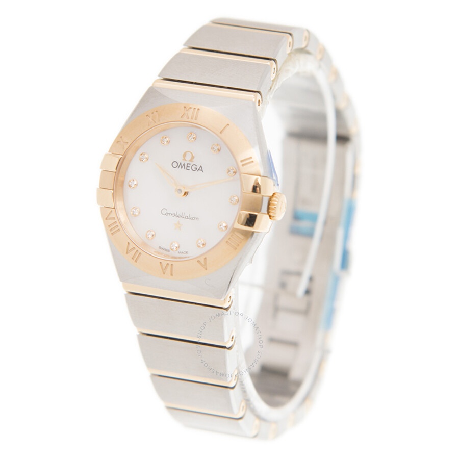 Omega Constellation Manhattan Quartz Diamond White Mther of Pearl Dial Ladies Watch 131.20.25.60.55. - 4