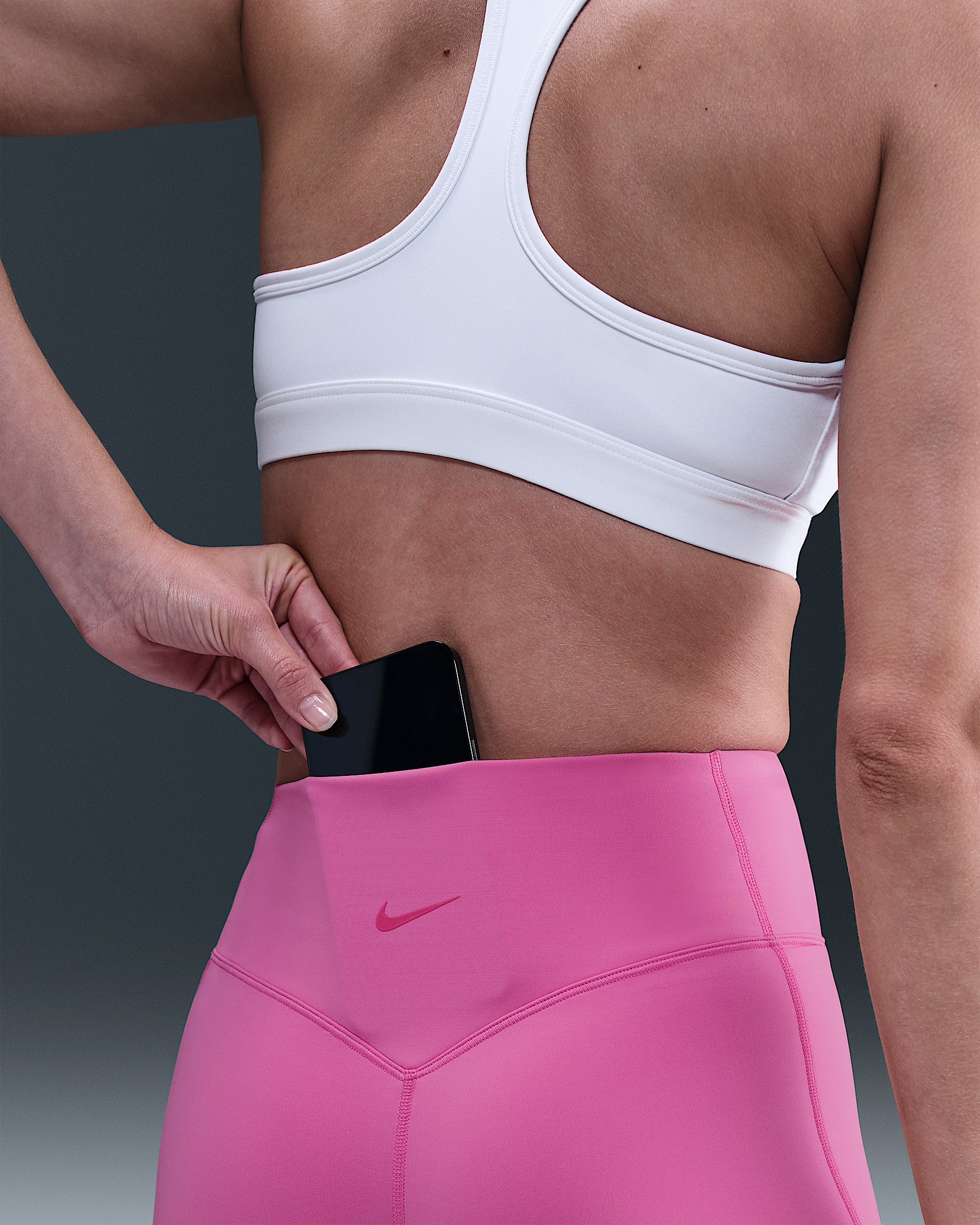 Nike Universa Women's Medium-Support High-Waisted 5" Biker Shorts with Pockets - 6