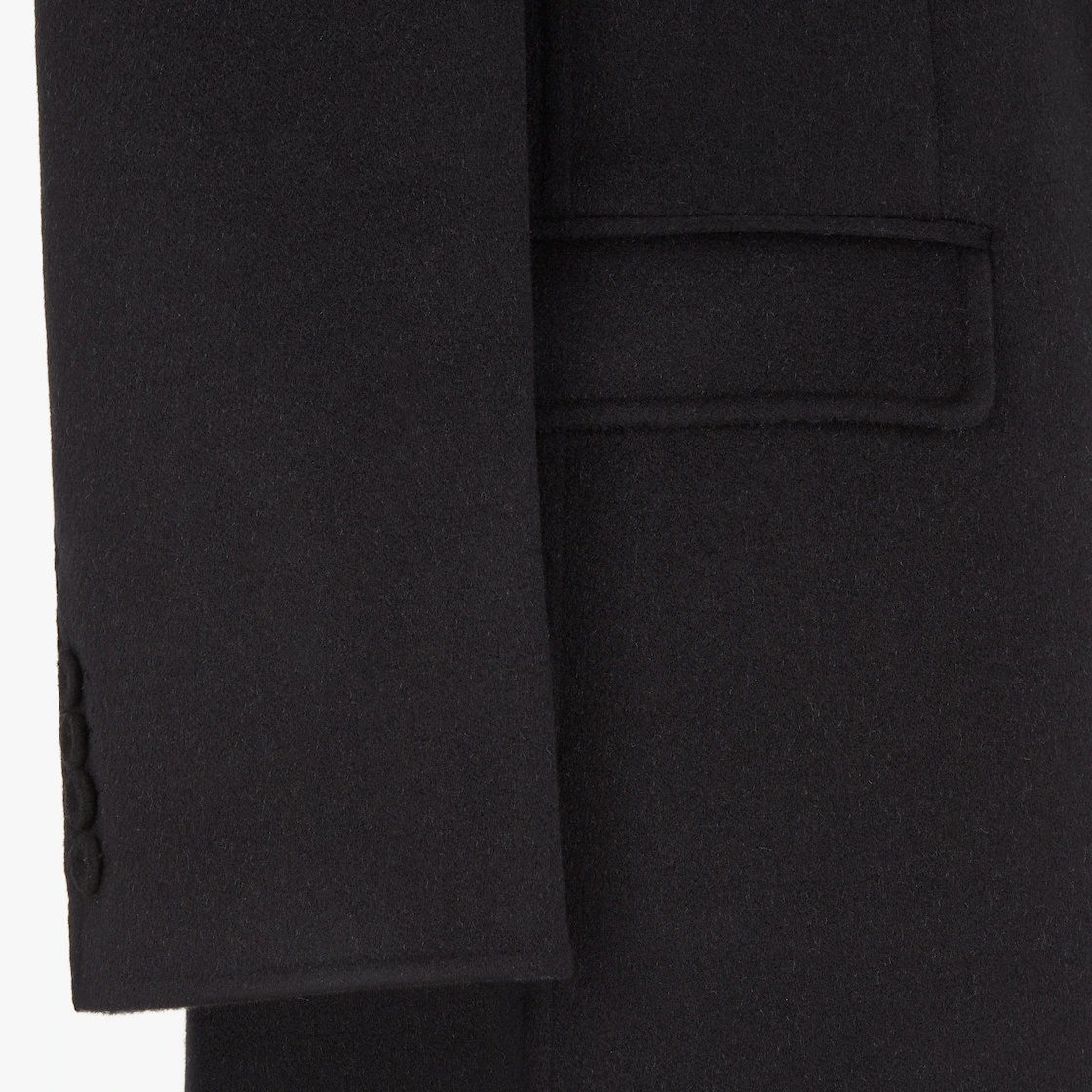 Black wool coat - 3