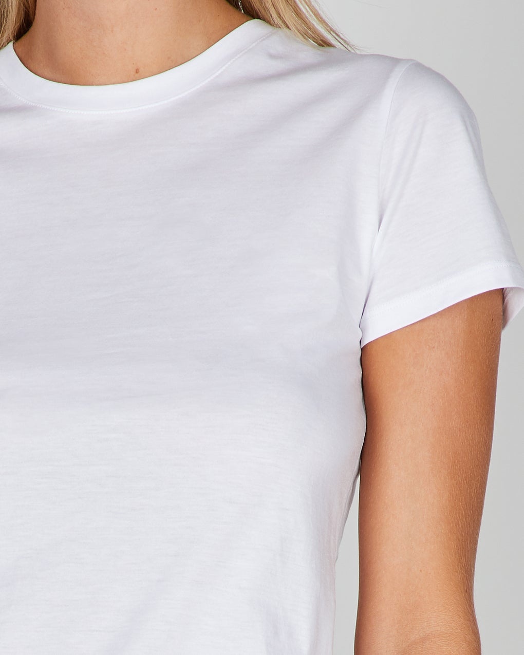 T-shirt Essential Crew White - 4