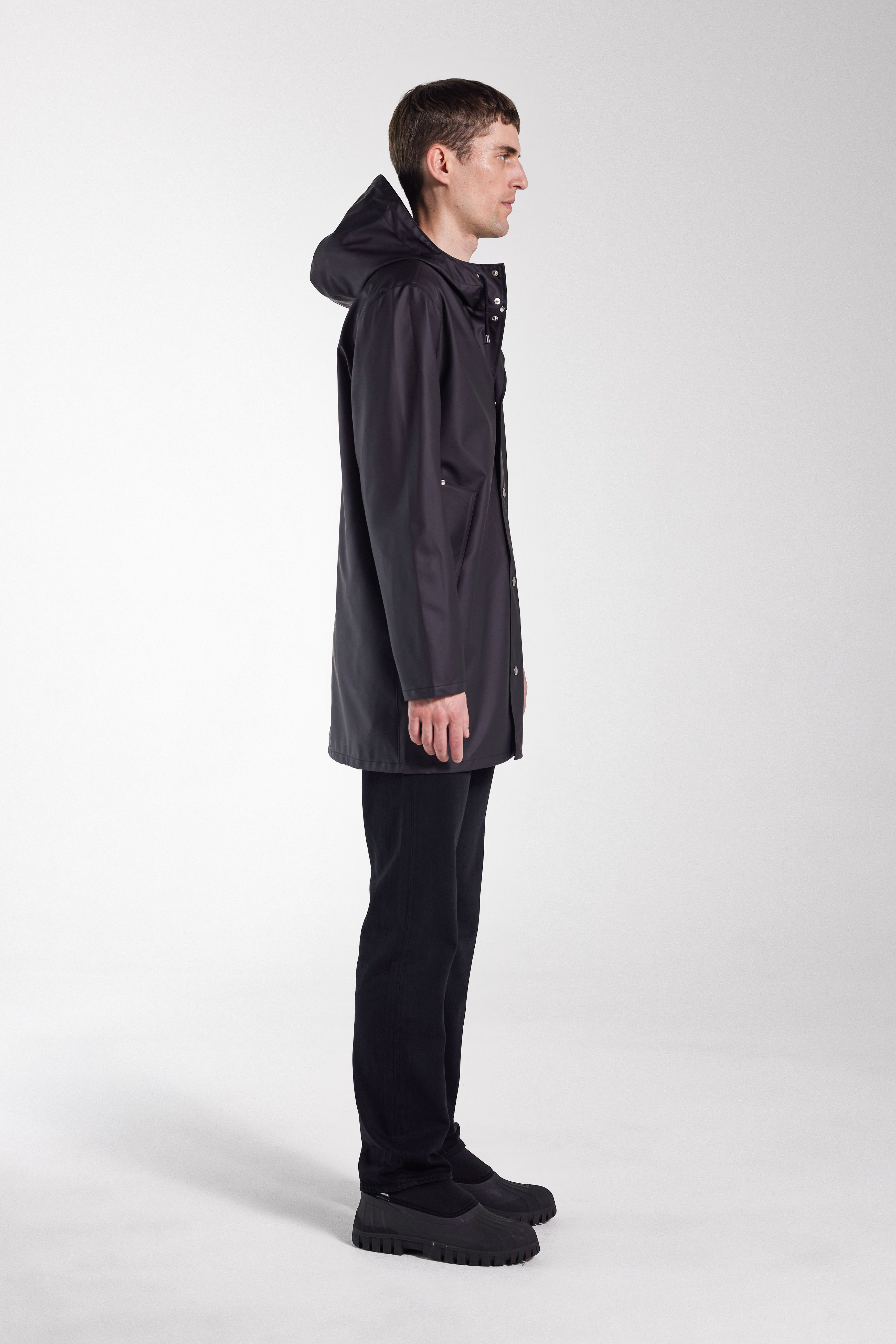 Stockholm Lightweight Raincoat Black - 4