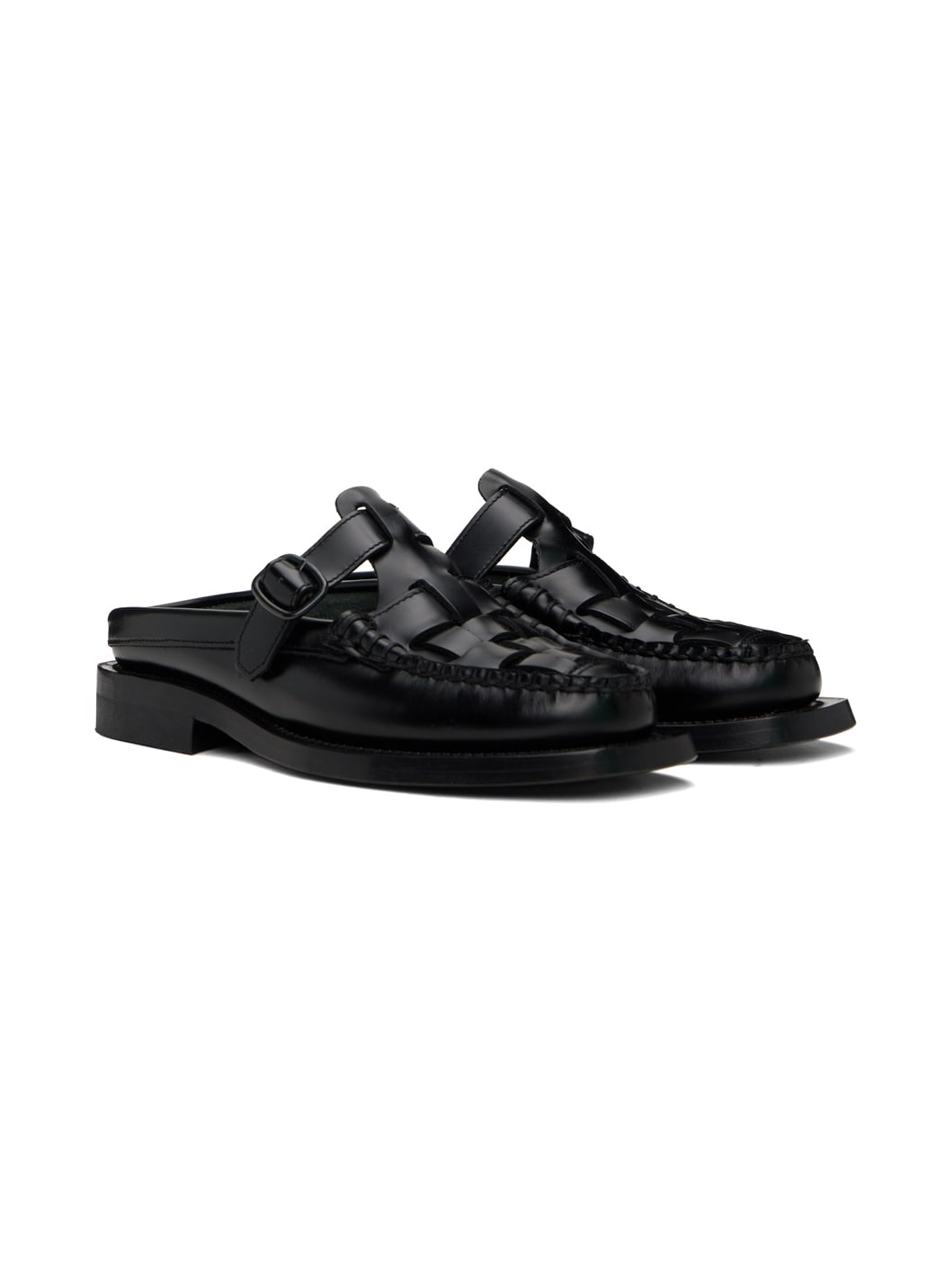 Black Bonell Mules - 4