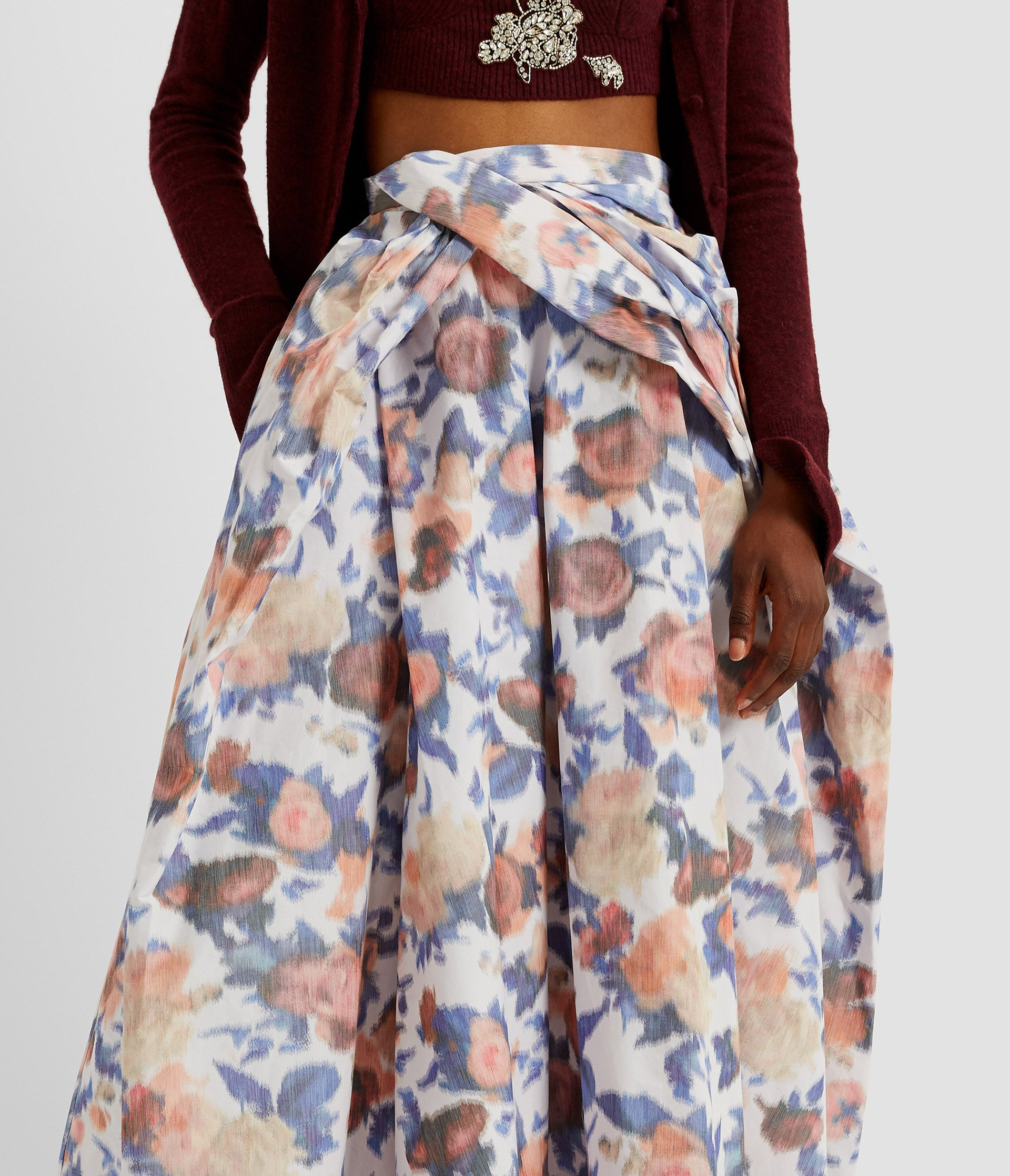 FULL SKIRT COCKTAIL SKIRT - 4