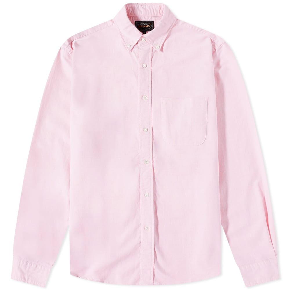 Beams Plus Button Down Oxford Shirt - 1