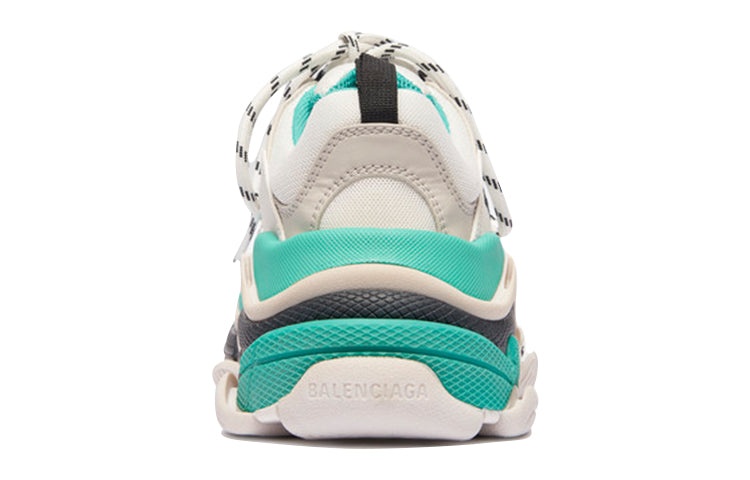 (WMNS) Balenciaga Triple S 'White Green' 2019 524039W09OH3005 - 5