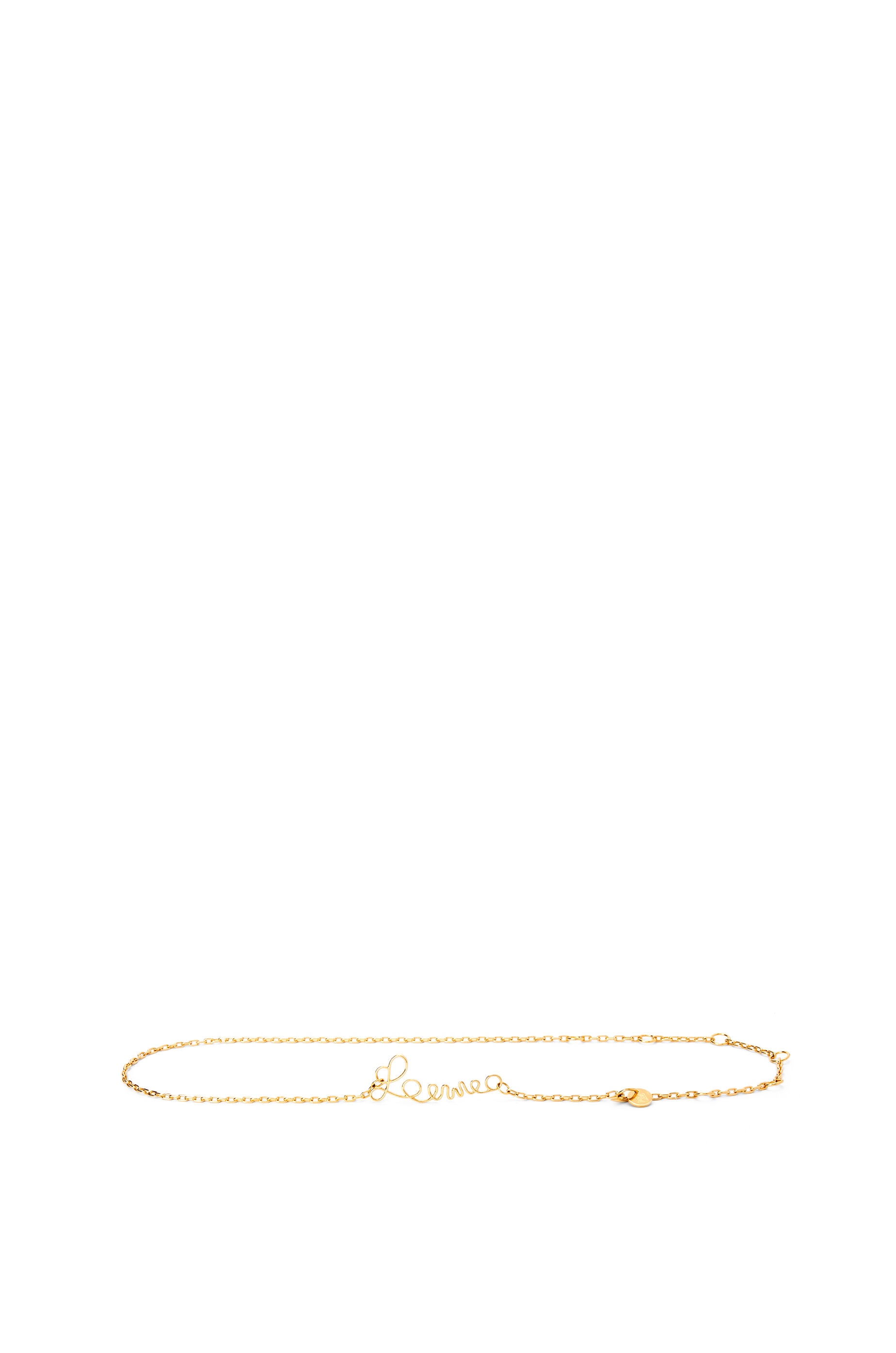 LOEWE chain belt in brass - 1