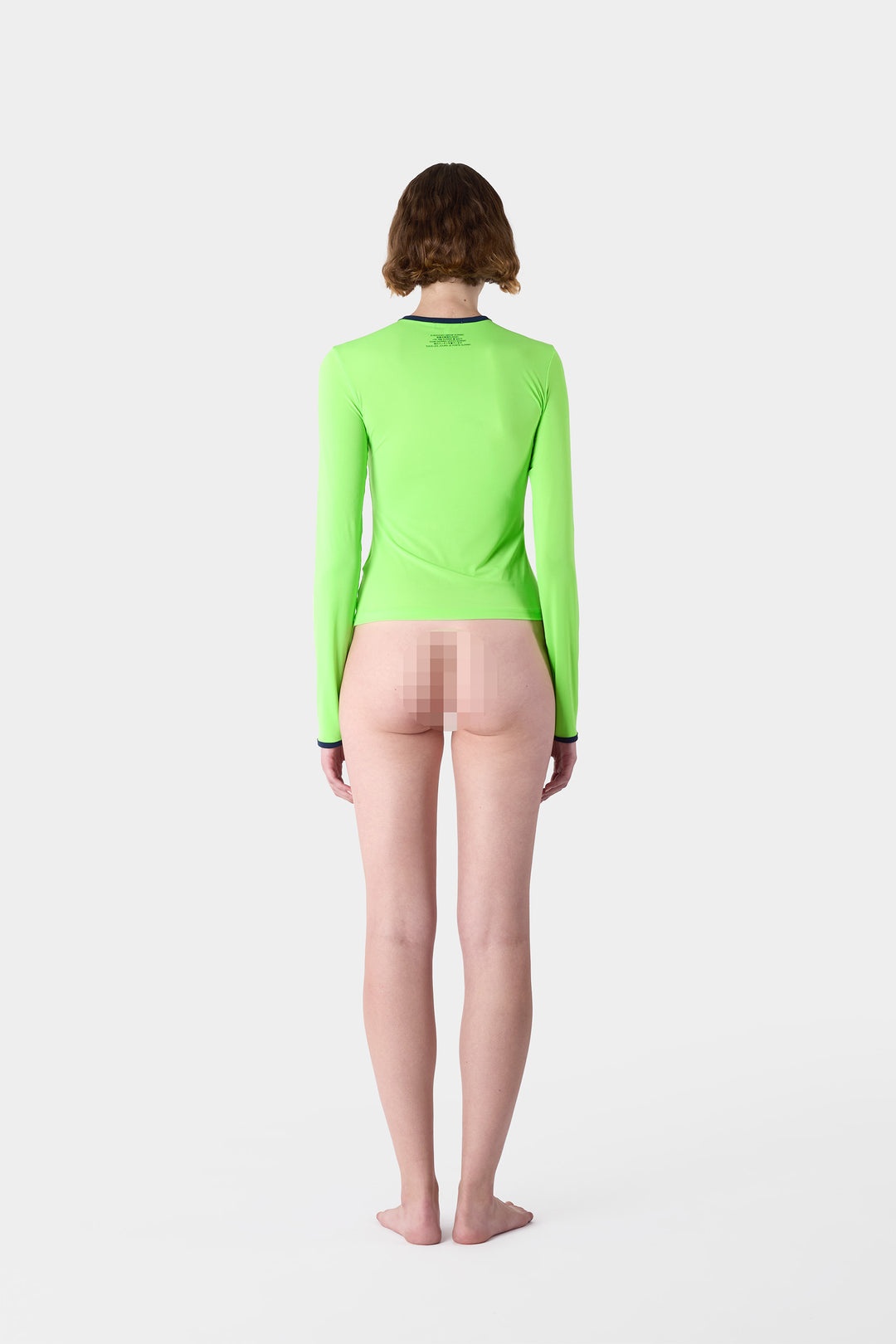 SUPER STRETCH LONGSLEEVE TOP / neon green - 7