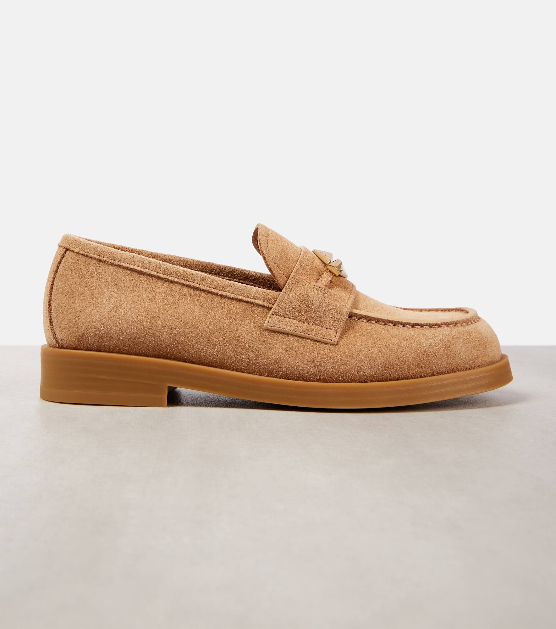 Maddie Diamond suede loafers - 5
