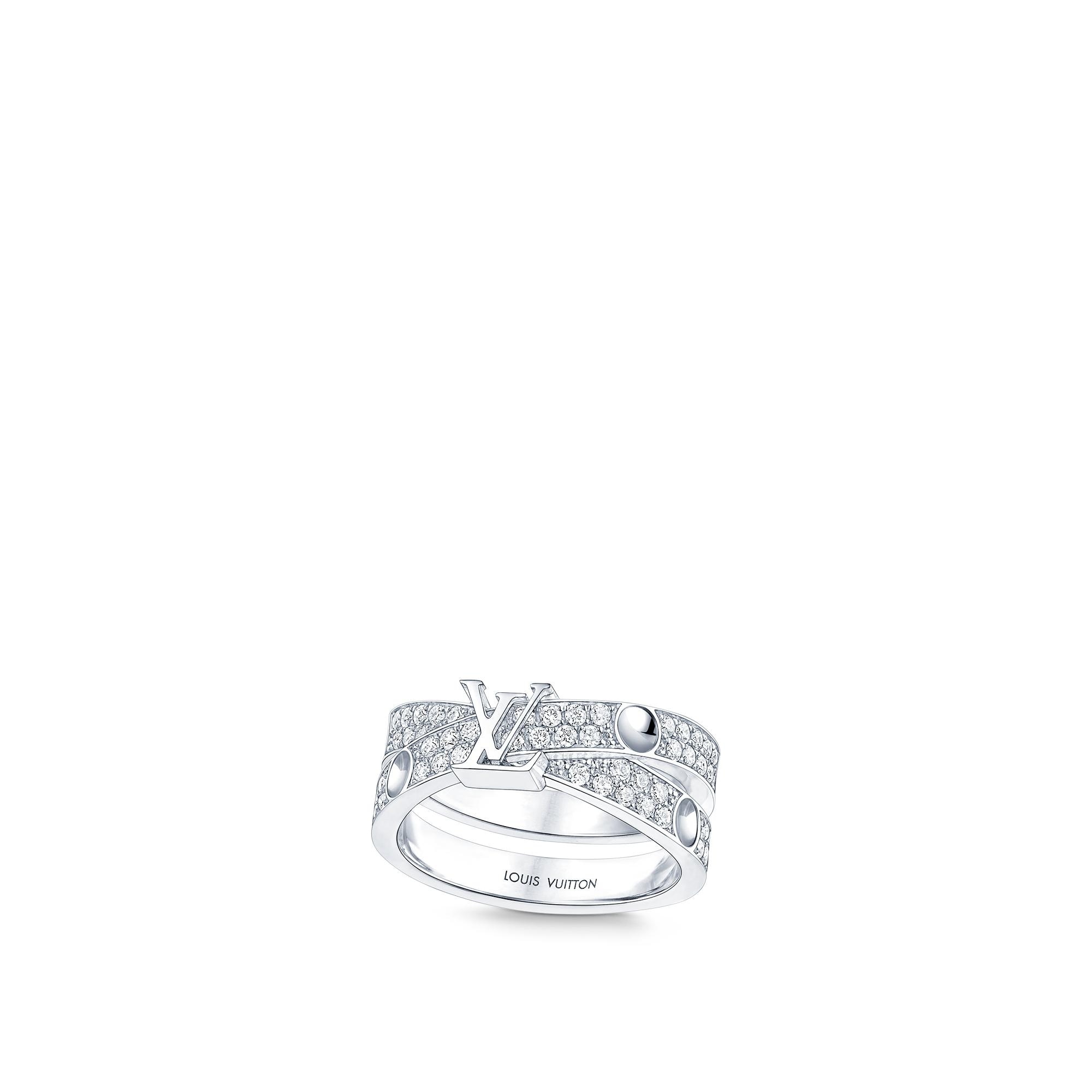 Empreinte Ring, White Gold And Diamonds - 1