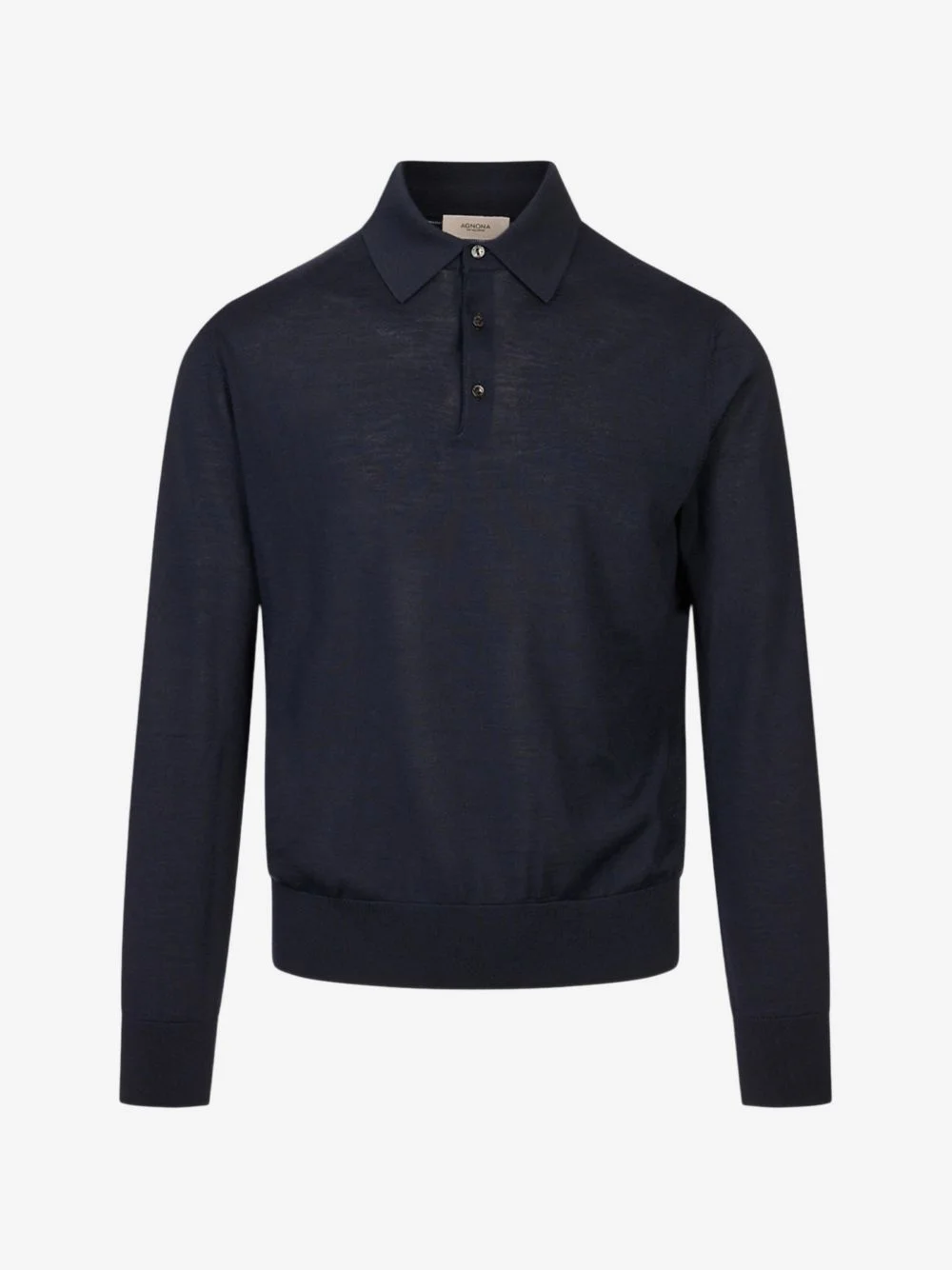 long-sleeve polo shirt - 1