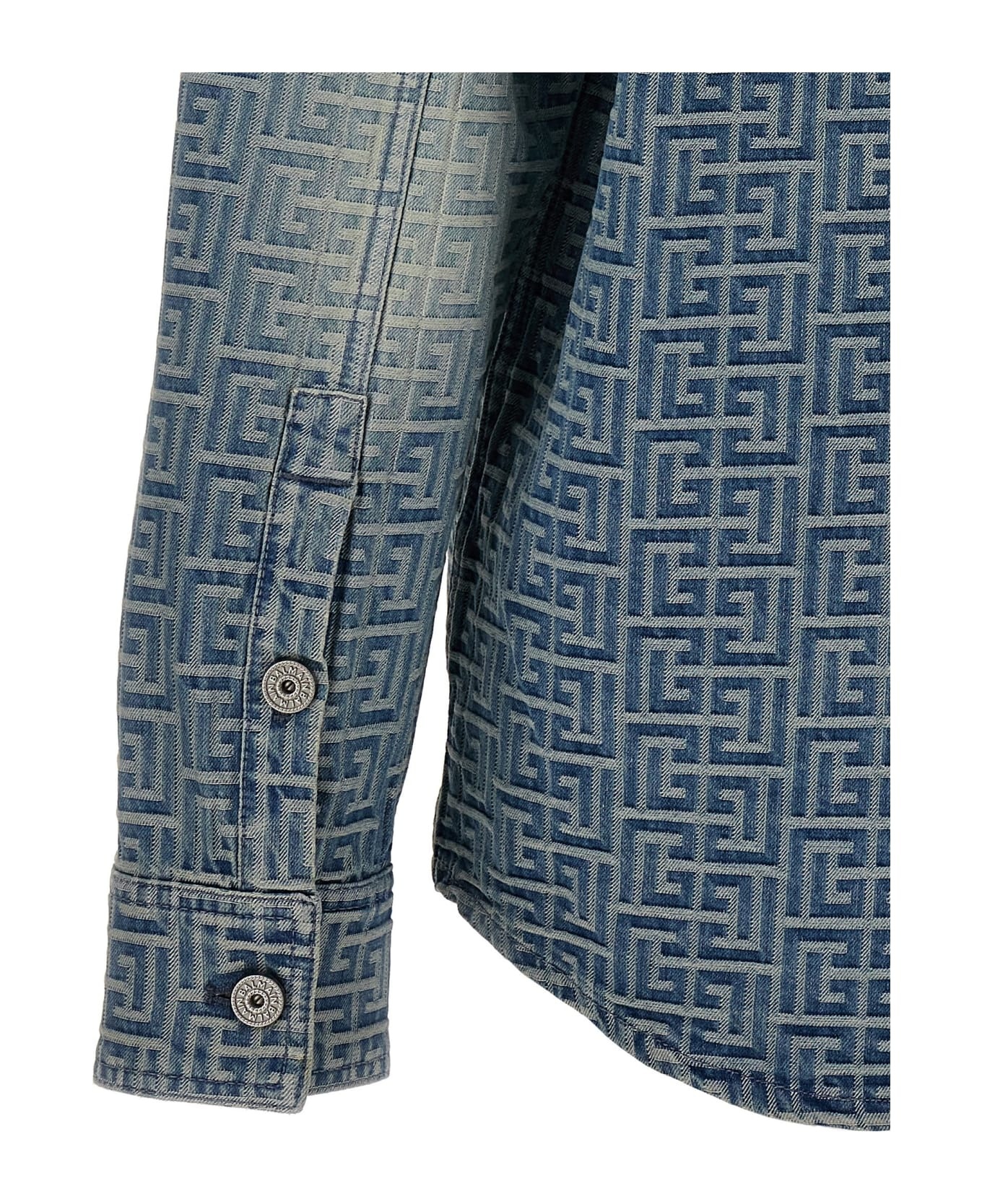 Monogram Denim Overshirt - 4