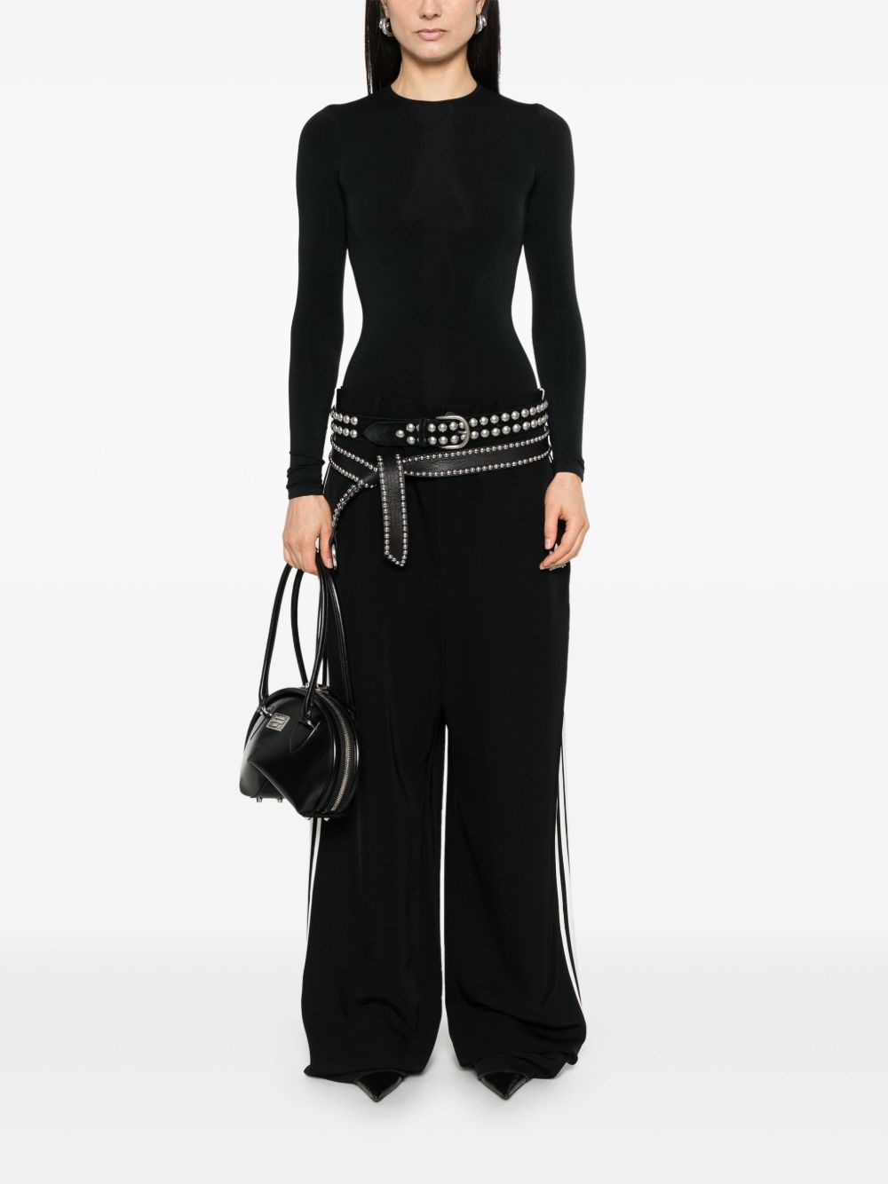 crew-neck bodysuit - 2