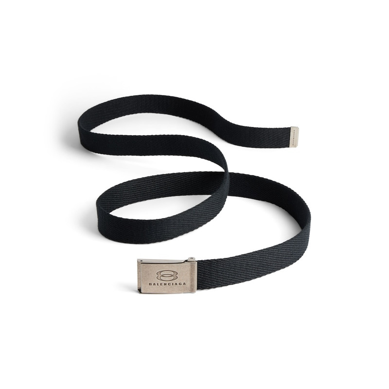 BALENCIAGA Men's Unity Skater Belt in Black outlook