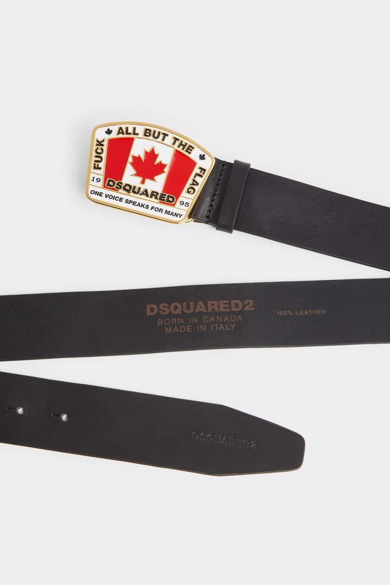 CANADIAN FLAG PLAQUE BELT - 4