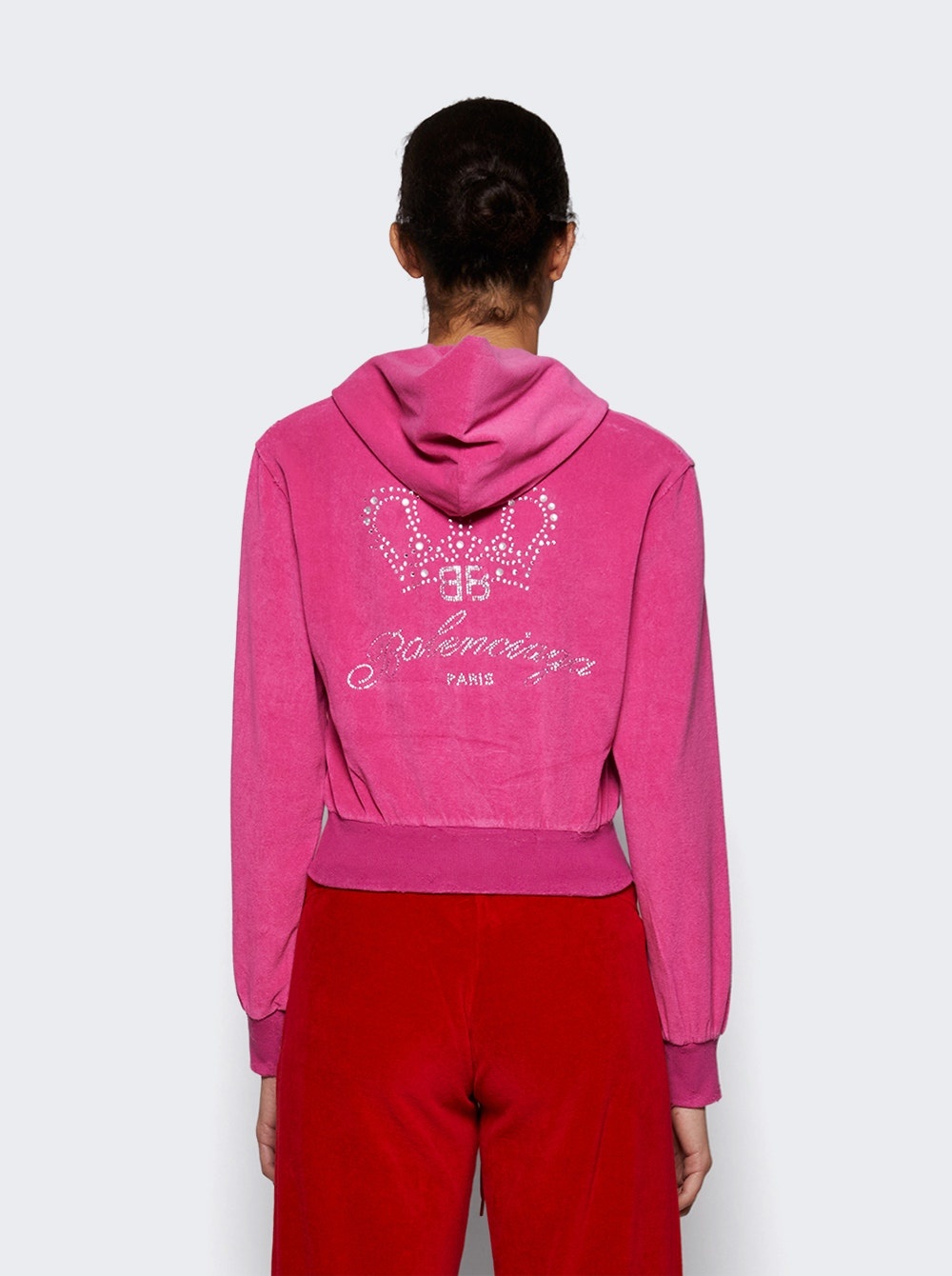 Tracksuit Jacket Dark Pink - 5