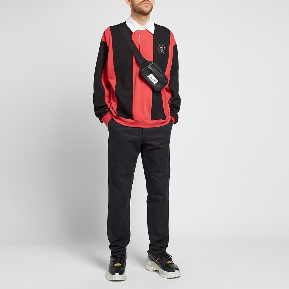 Alexander Wang Striped Motif Rugby Shirt - 8