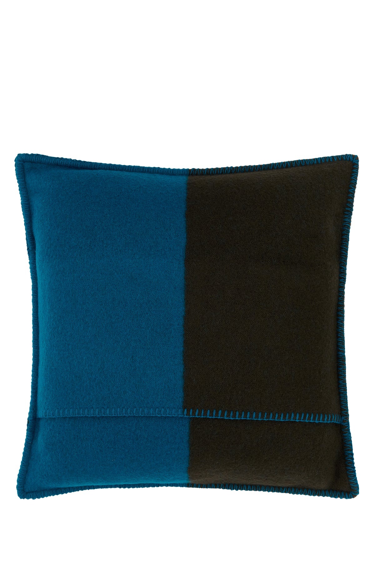 Two-tone wool pillow - 2