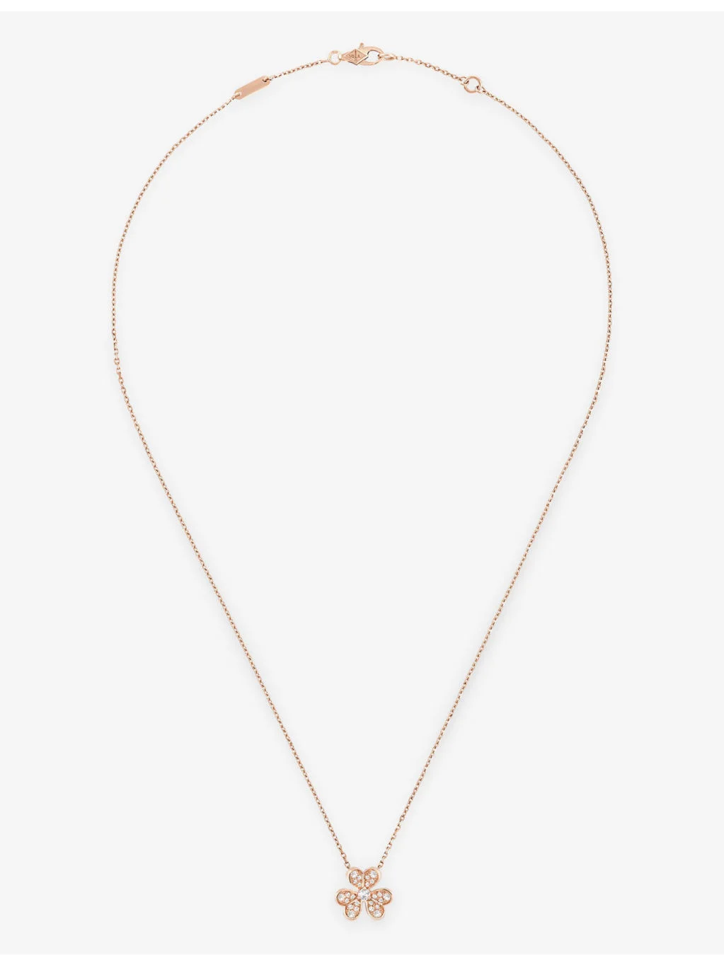 Frivole Mini Model 18ct Rose-Gold And 0.21ct Diamond Necklace - 1