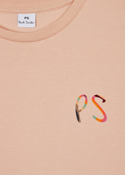 Paul Smith Women's Brown Swirl Logo T-Shirt outlook