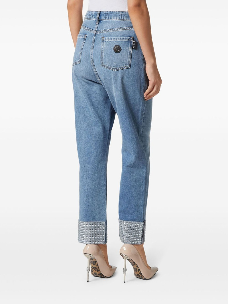 embellished straight-leg jeans 3