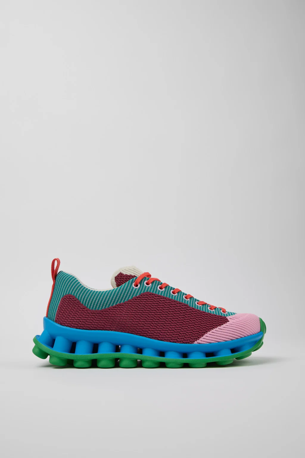 Multicolor Textile Sneakers for Men. - 1