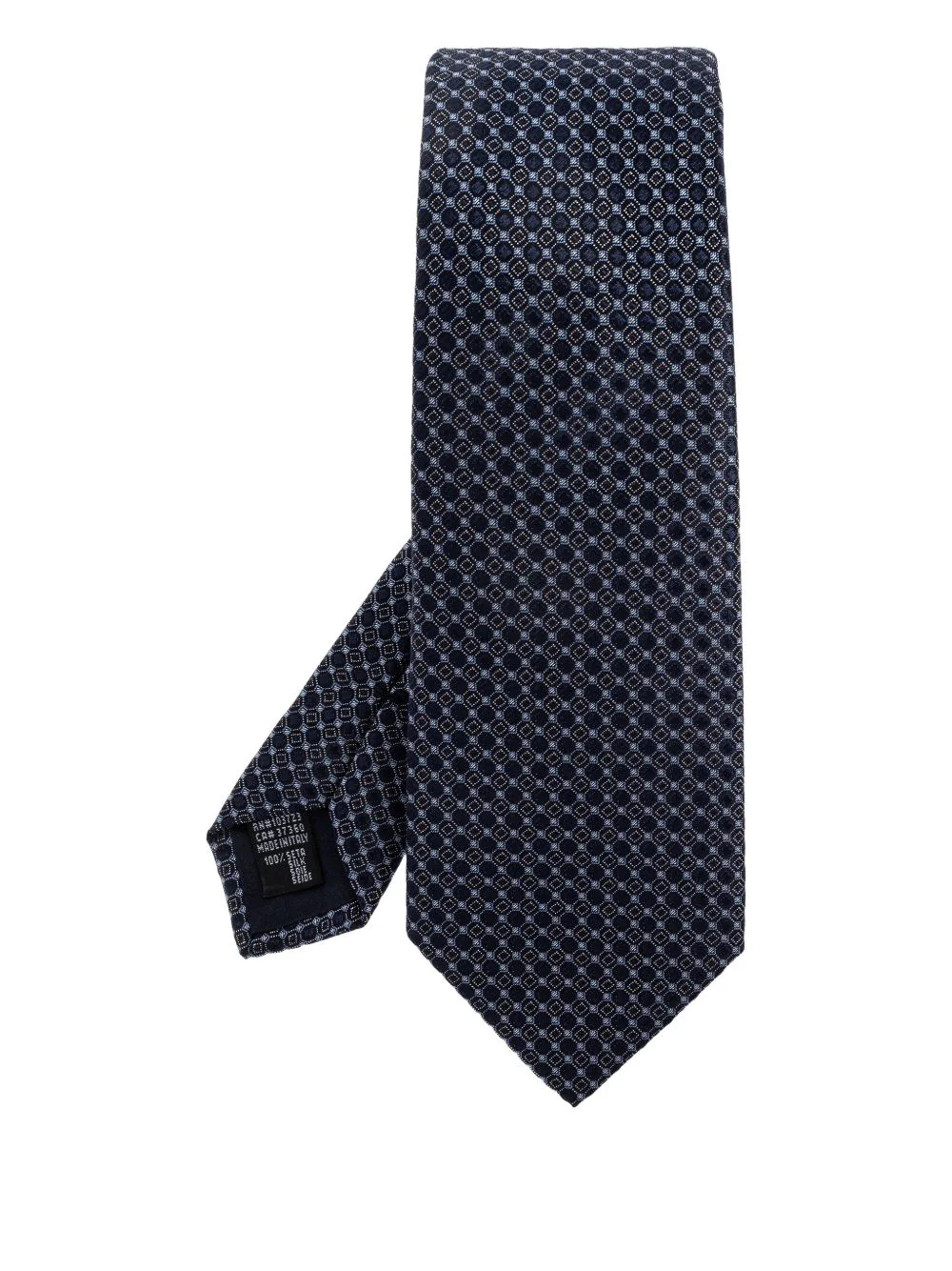 geometric print tie - 1