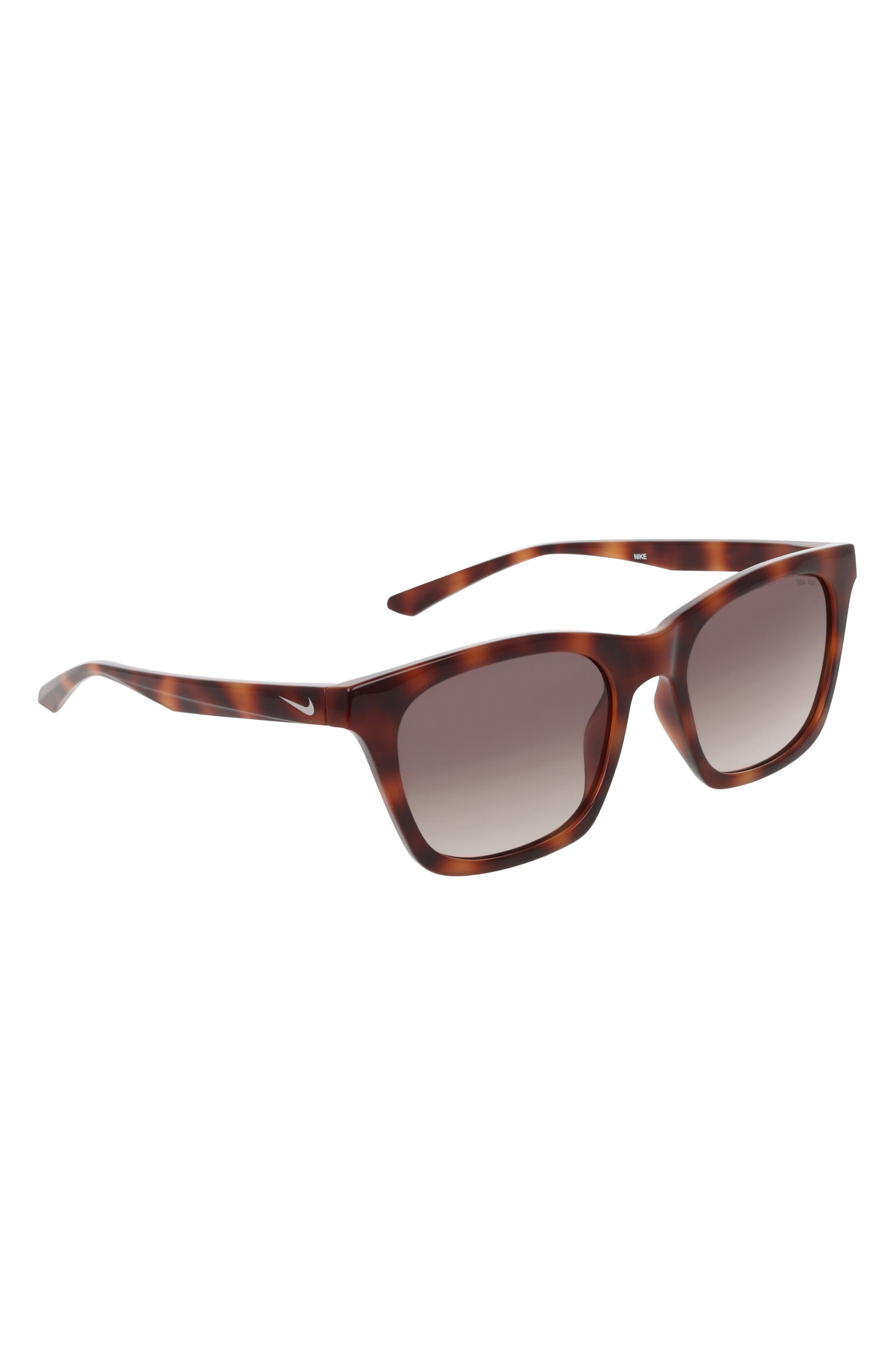 Nike Vital Flow 53mm Gradient Tea Cup Sunglasses in Tortoise /Brown Gradient at Nordstrom - 6