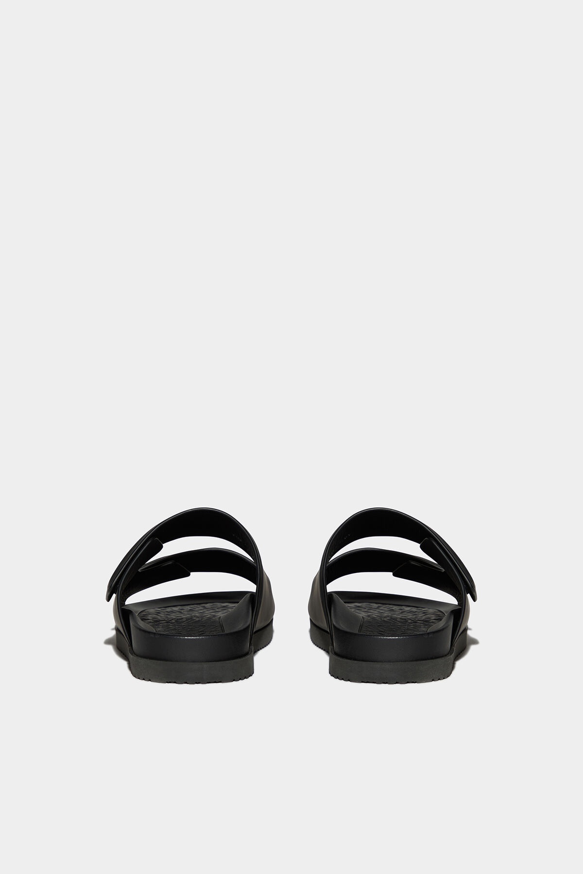 IBRA BLACK ON BLACK SANDALS - 2