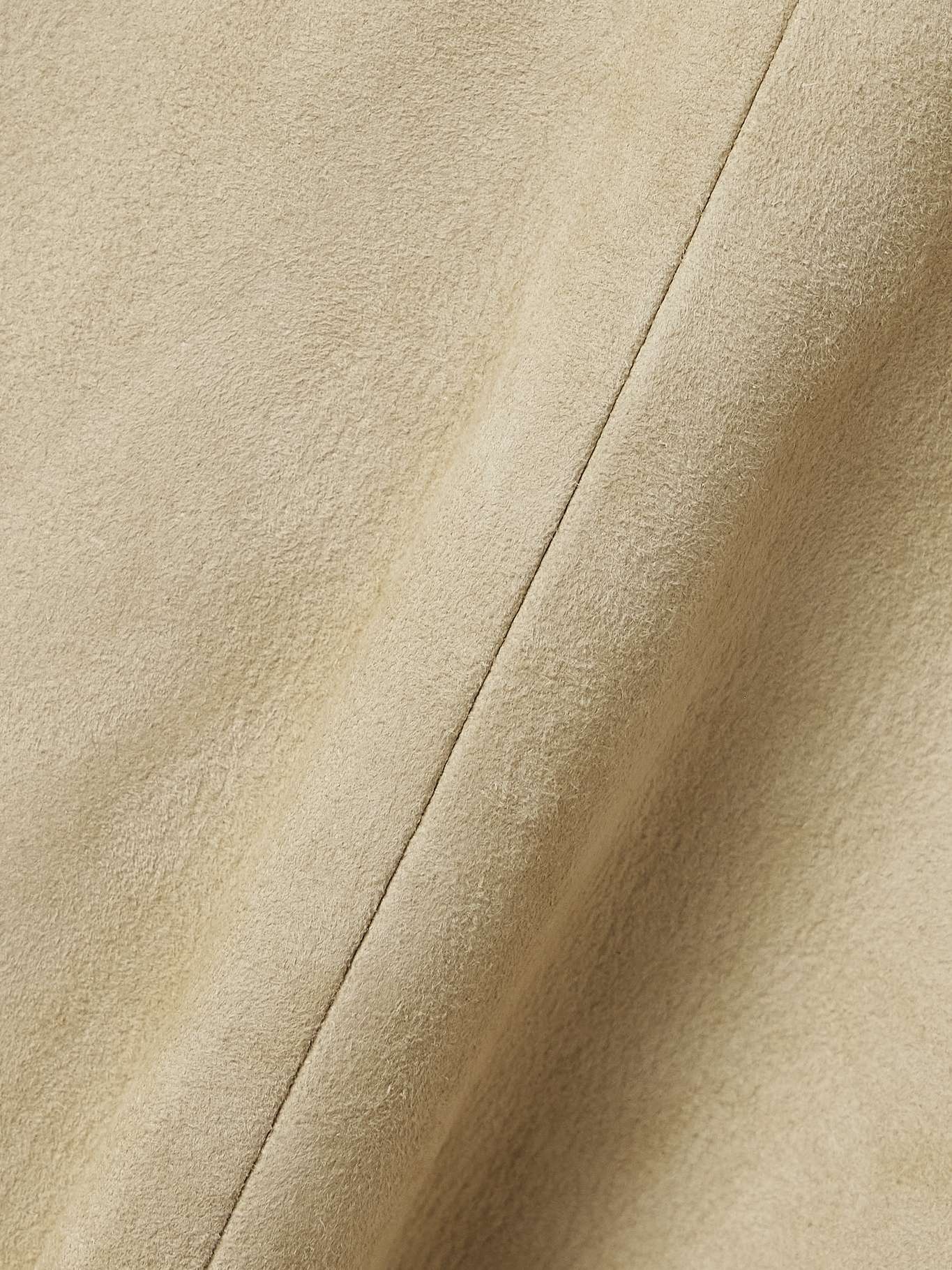 Lenno suede midi skirt Beige - 5