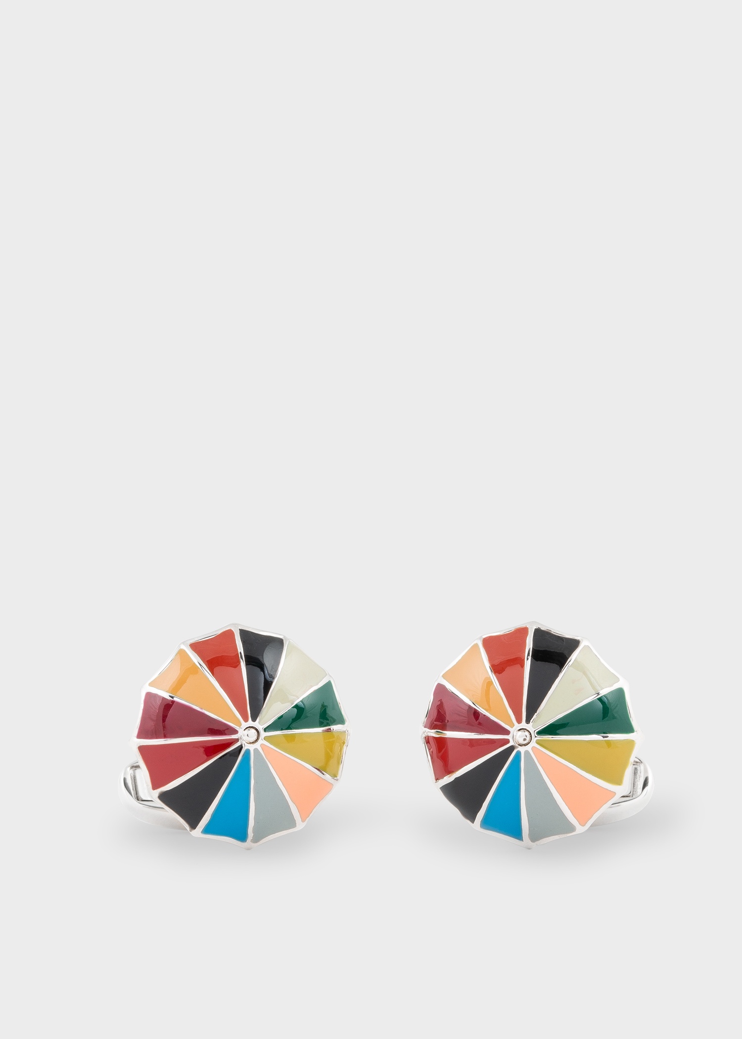 Multicoloured 'Umbrella' Cufflinks - 1