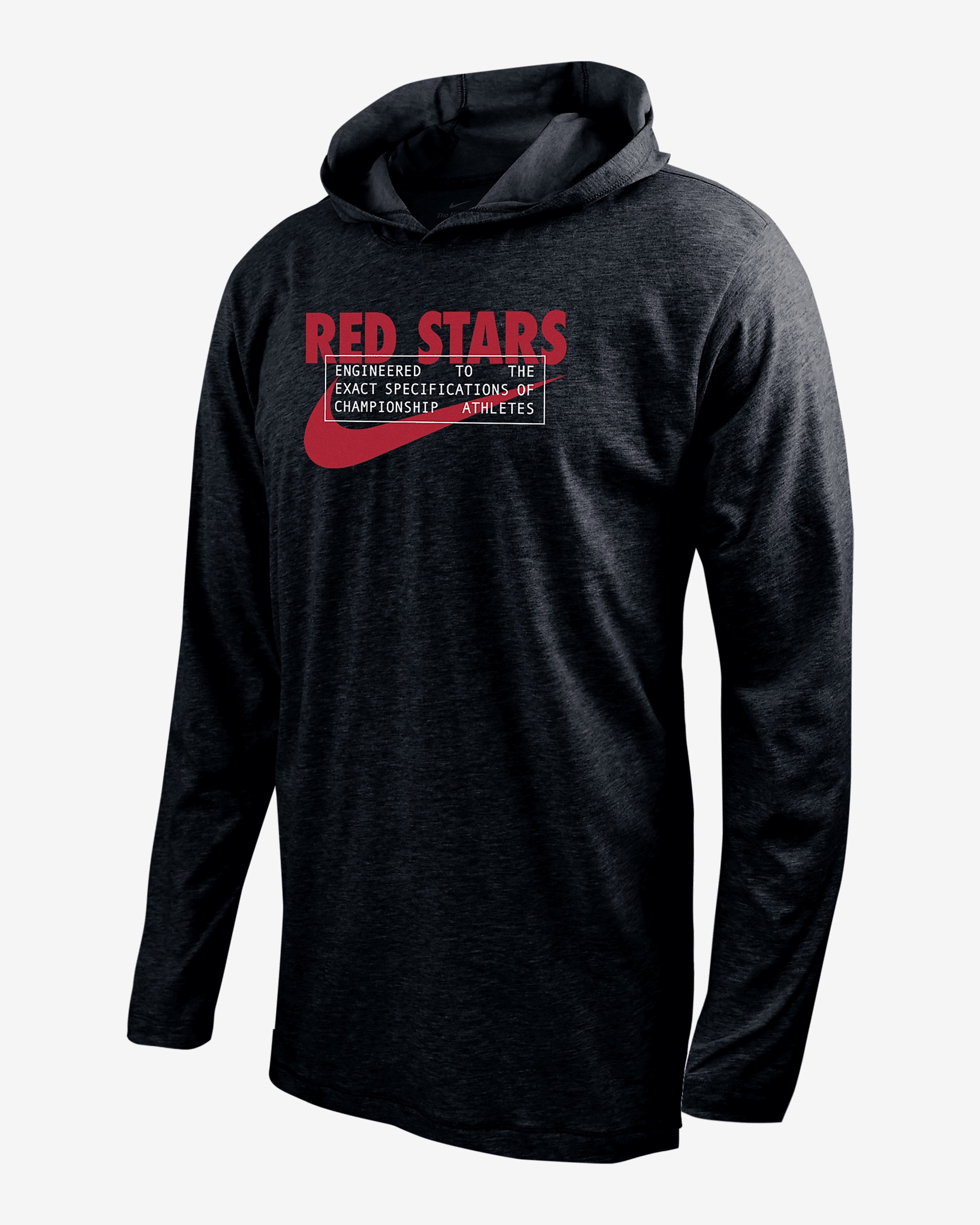 Chicago Red Stars Nike Men's Soccer Long-Sleeve Hooded T-Shirt - 1