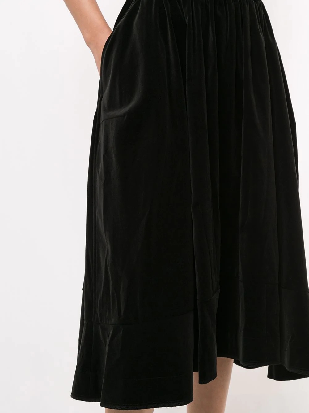 high-waisted midi skirt - 5