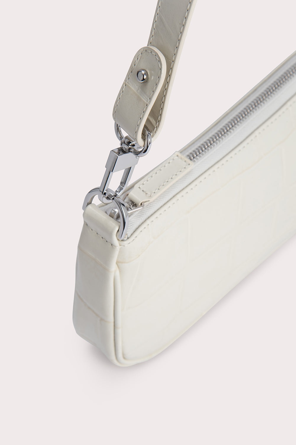 Rachel Cream Maxi Croco Embossed Leather - 3