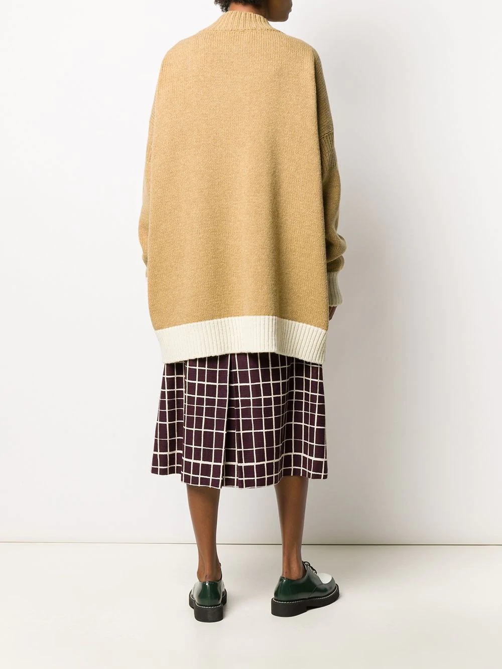 reconstructed oversized cardigan - 4