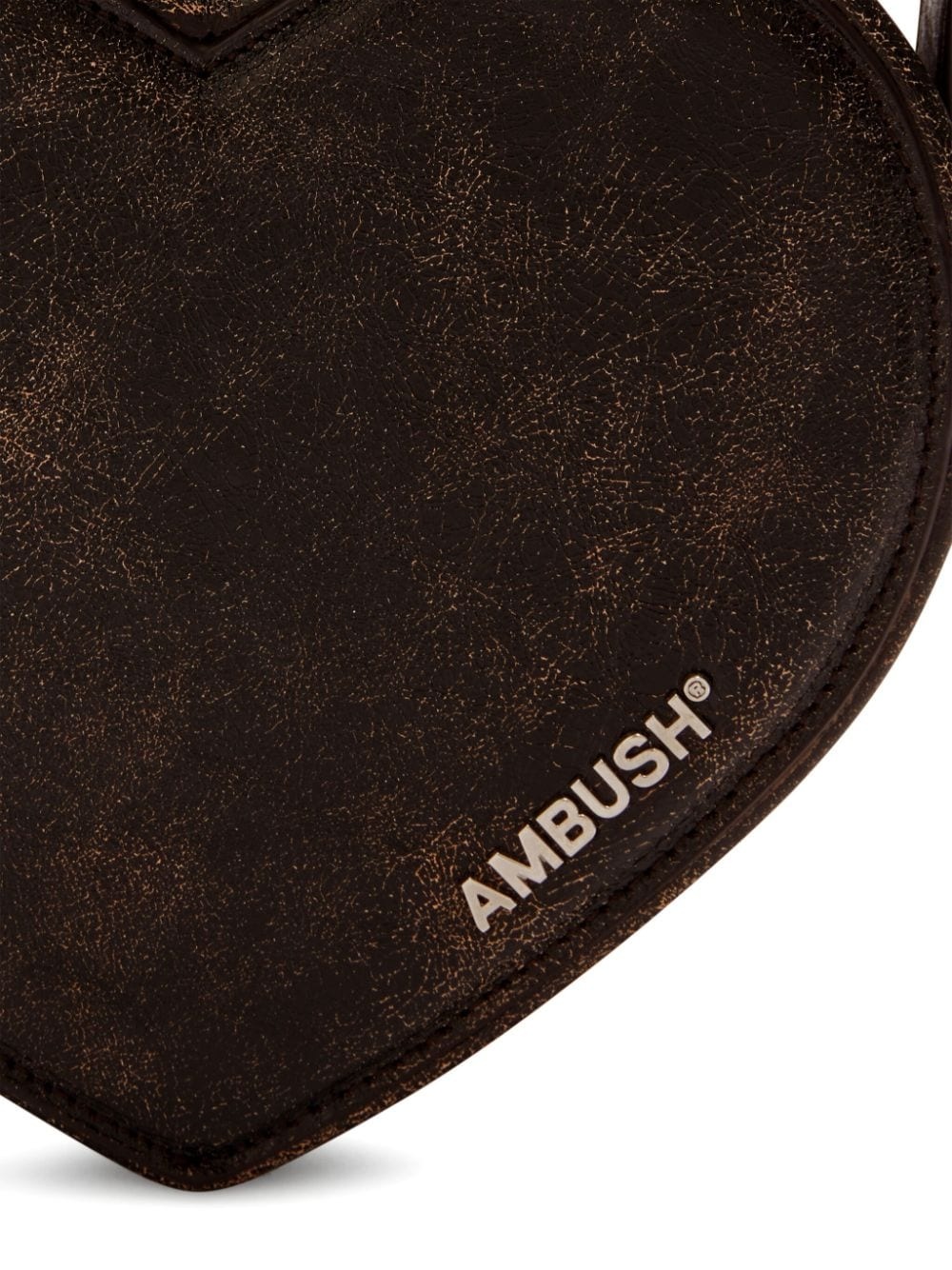 Heart leather shoulder bag - 6