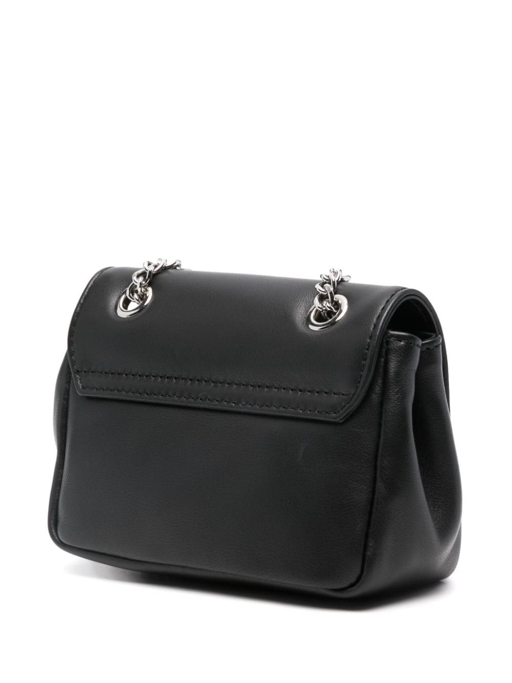 small Orb-plaque leather soulder bag - 3