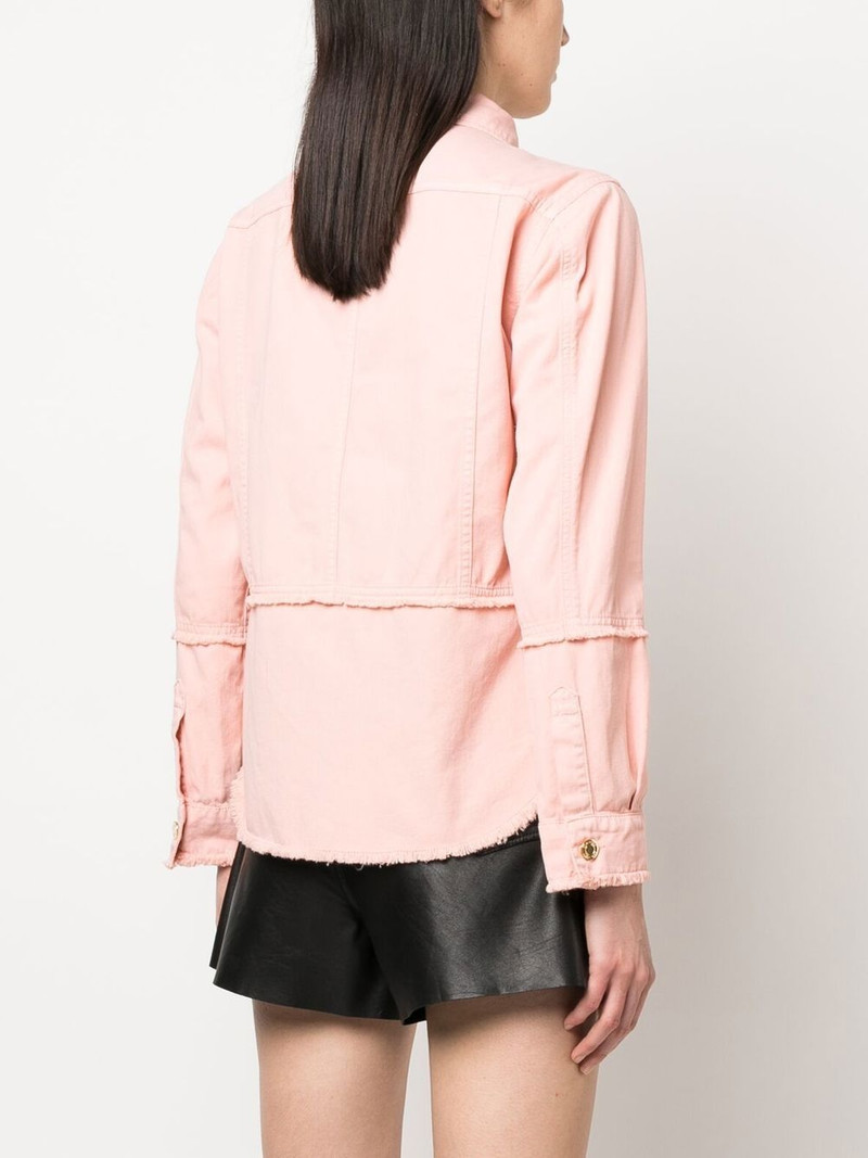 button-front denim shirt 4
