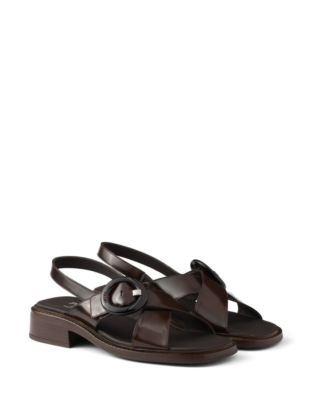 buckled sandals - 2