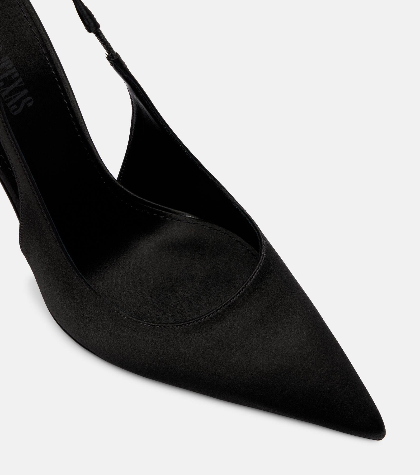 Lidia 105 satin slingback pumps - 5