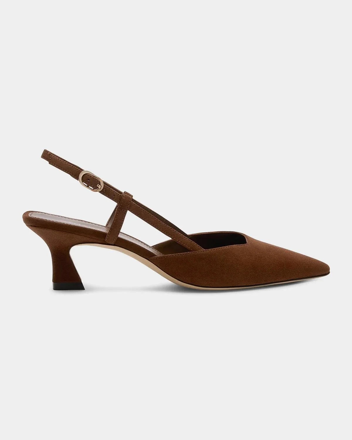 50mm Vinnie Suede Slingback Pumps - 1