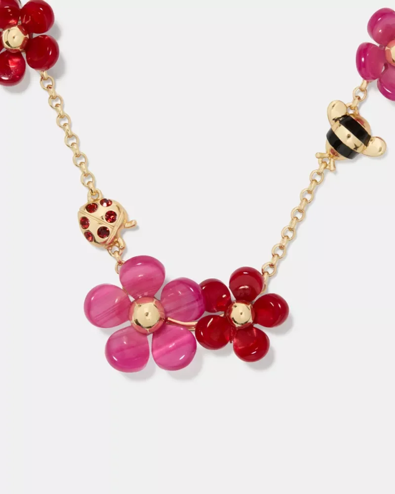 Summer Daze Flower Scatter Necklace - 1