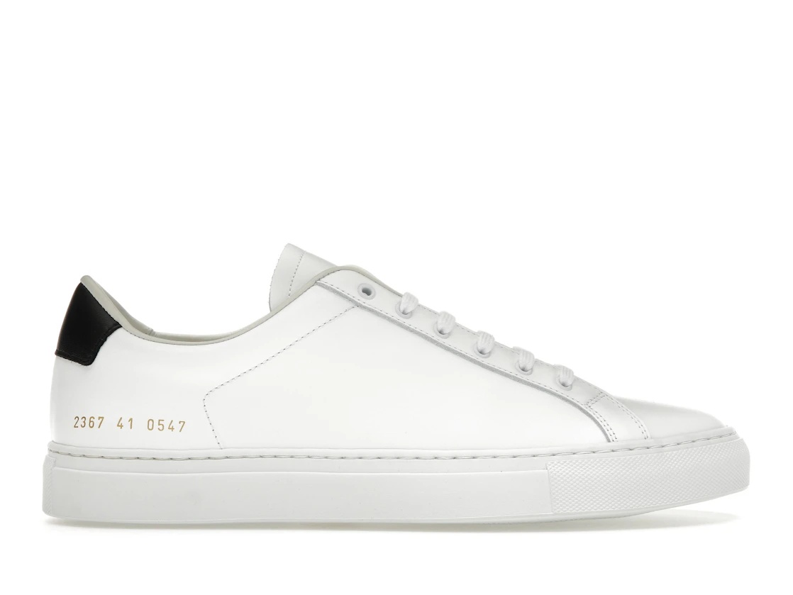 Common Projects Retro Low White Black - 1