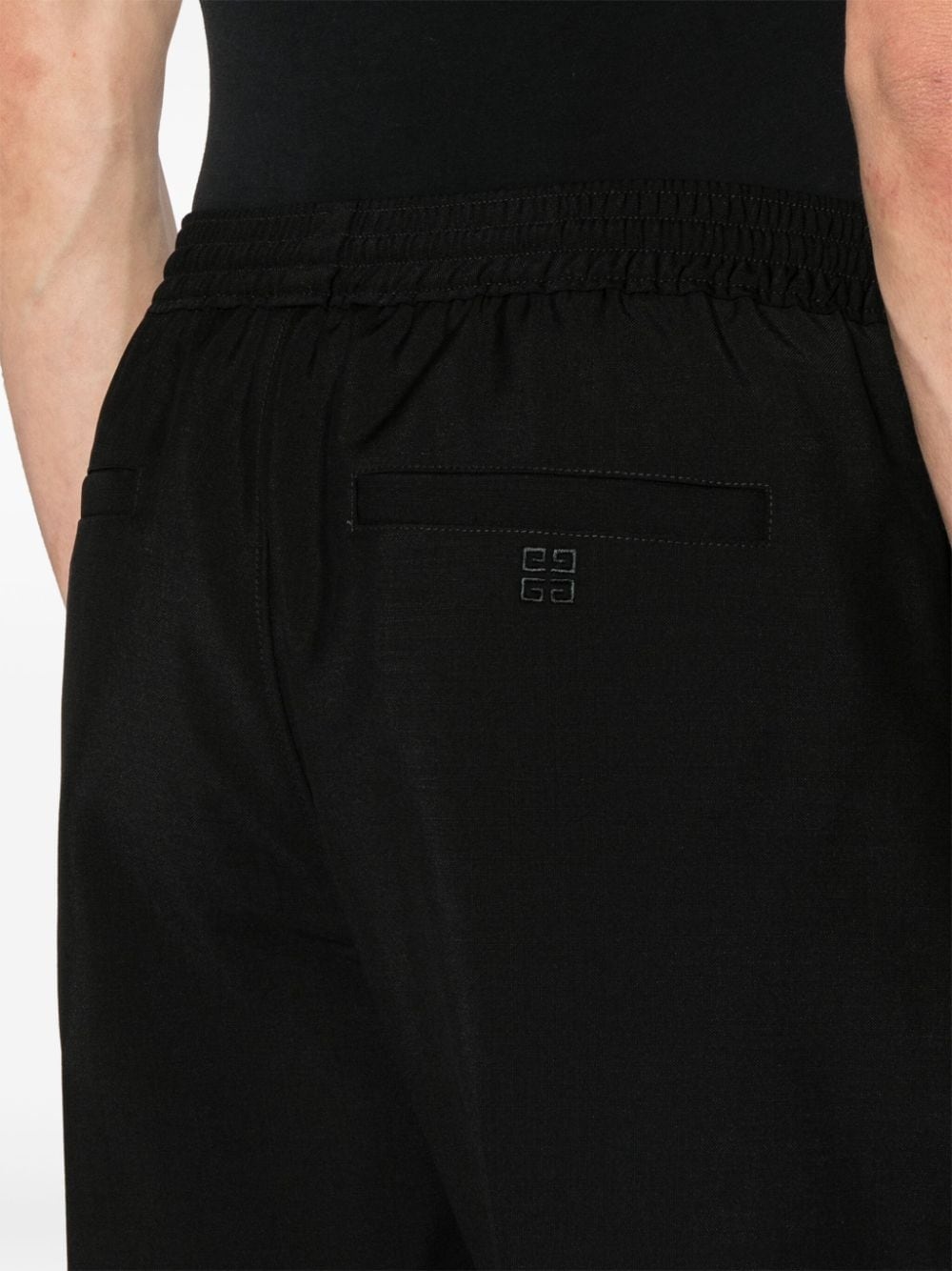 mid-rise tapered trousers - 5