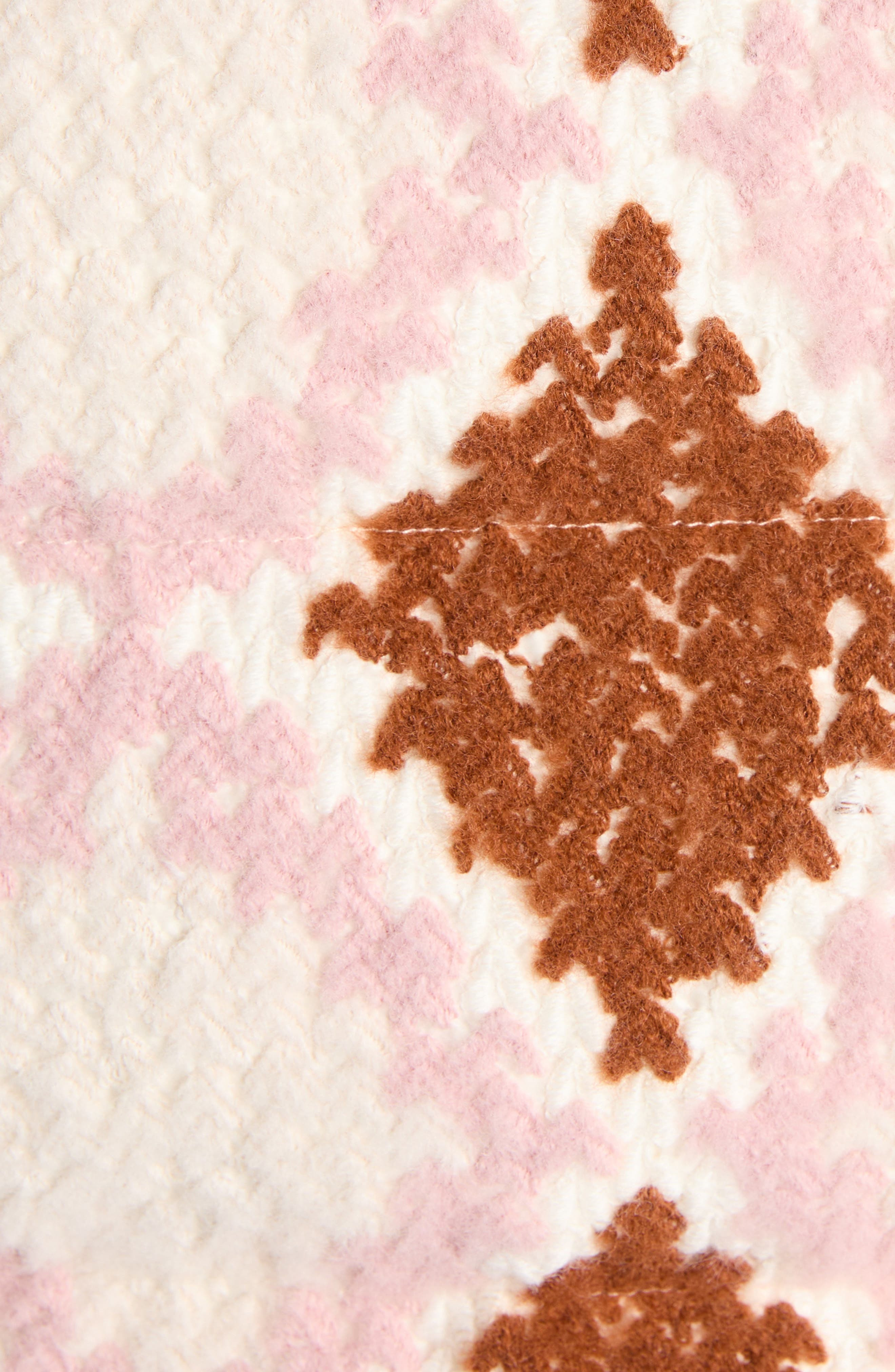 Moncler Armathia Embroidered Down Vest in Beige/Pink at Nordstrom - 6