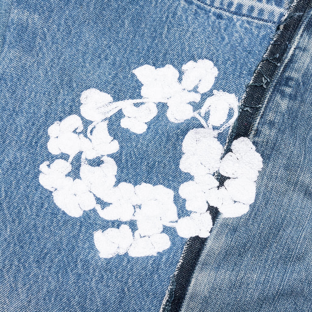 READYMADE X DENIM TEARS CTN WREATH TRACK JACKET - BLUE - 7