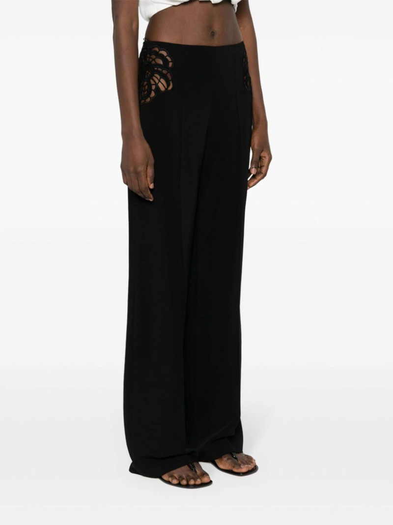 broderie-anglaise tailored trousers 3