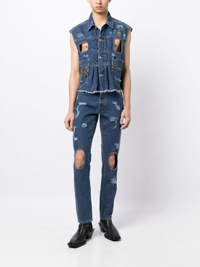 Vivienne Westwood mid-rise straigh-leg jeans outlook